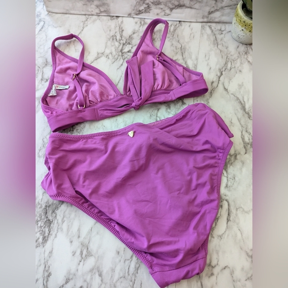 Women's Daniel Cremieux Purple Bikini size medium - Picture 2 of 7